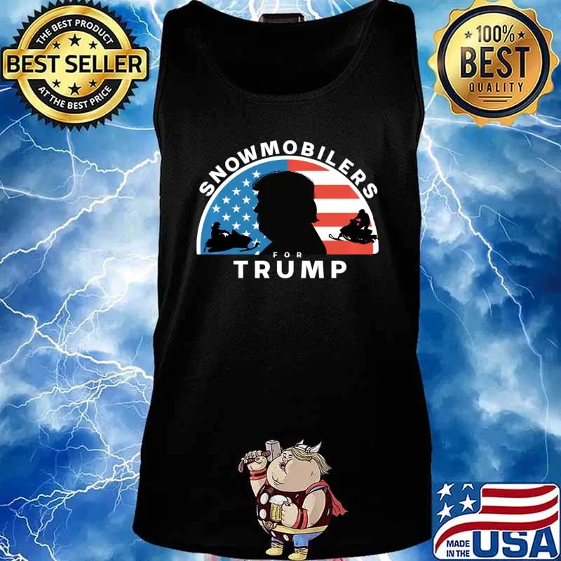 Snowmobilers for Trump Long Sleeve T-Shirt Tank top
