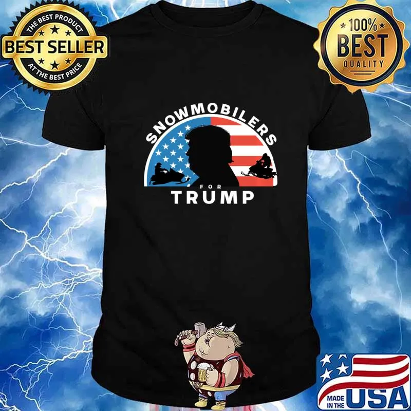 Snowmobilers for Trump Long Sleeve T-Shirt