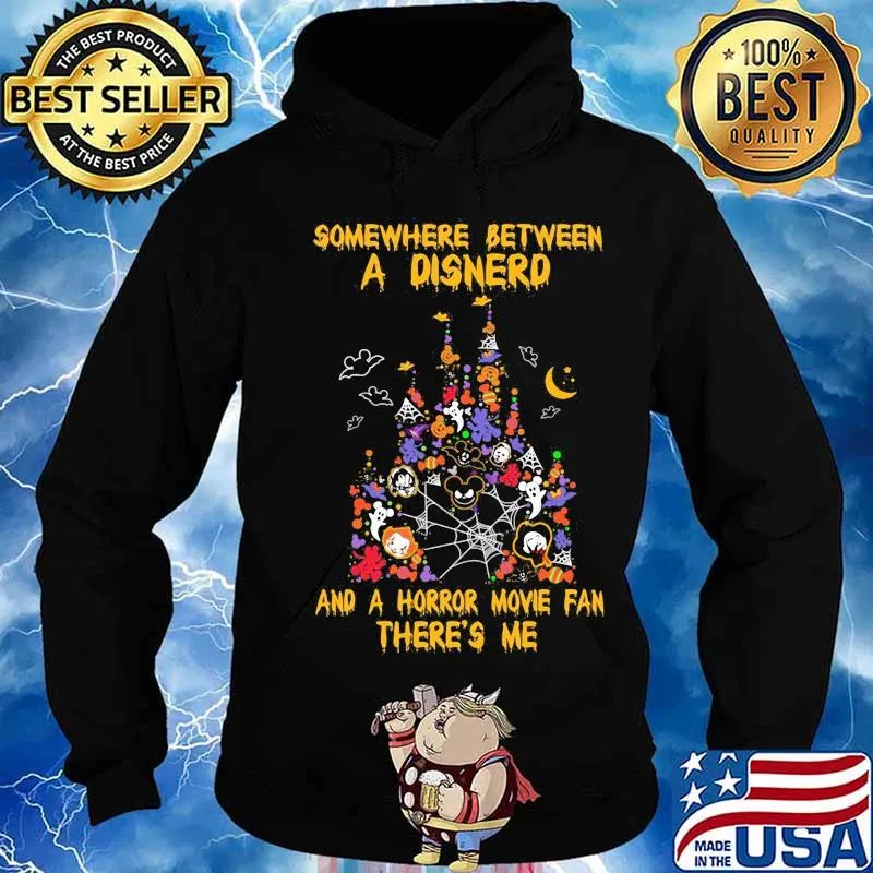 Somewhere between a disnerd and a horror movie fan there's me s Hoodie