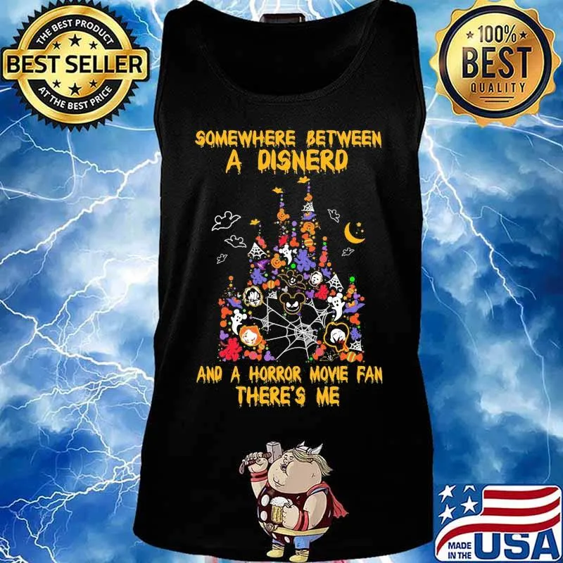 Somewhere between a disnerd and a horror movie fan there's me s Tank top