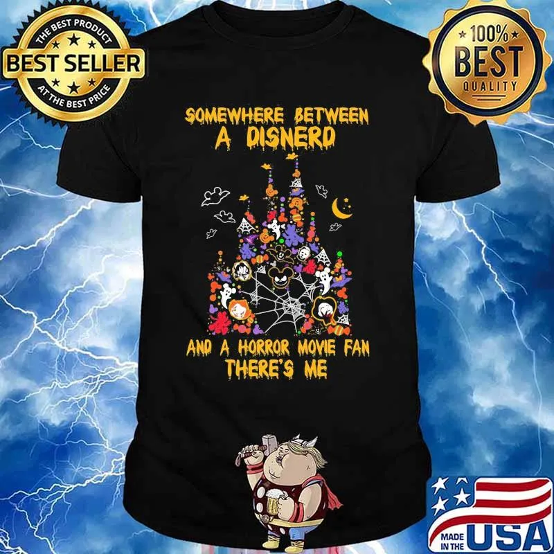 Somewhere between a disnerd and a horror movie fan there's me shirt