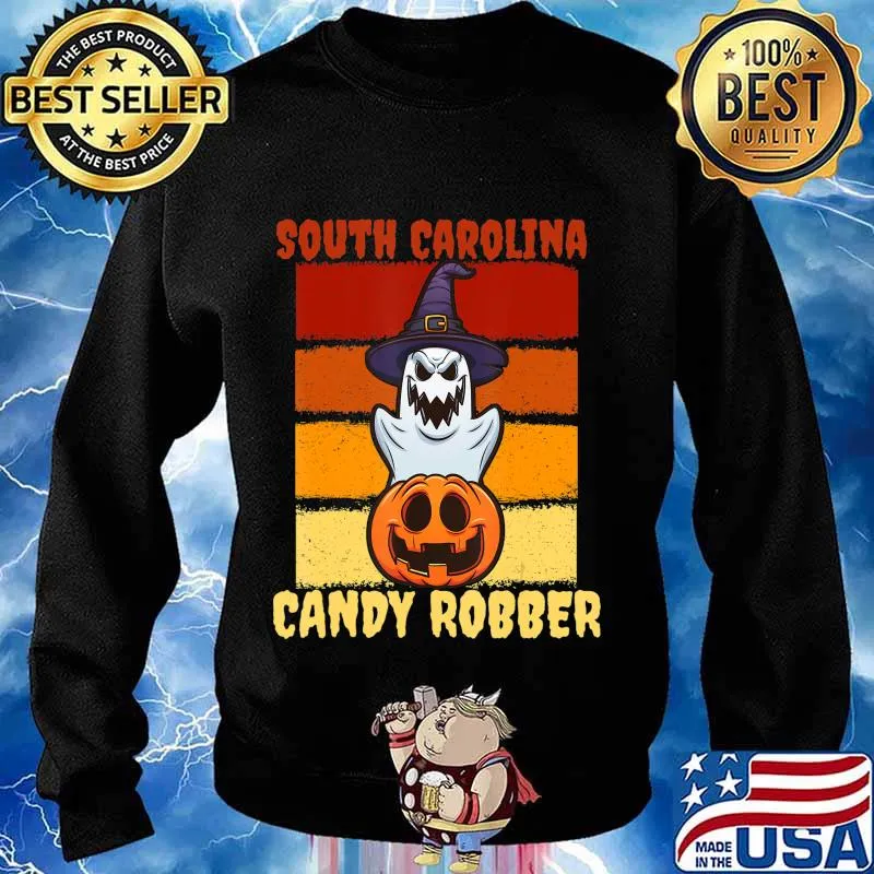 South Carolina Candy Robber Halloween Trick or Treat Party T-Shirt Sweater
