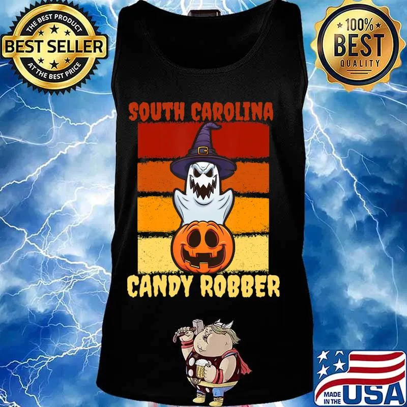 South Carolina Candy Robber Halloween Trick or Treat Party T-Shirt Tank top