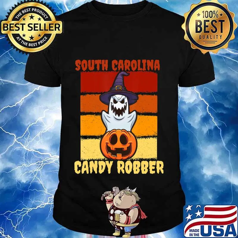 South Carolina Candy Robber Halloween Trick or Treat Party T-Shirt