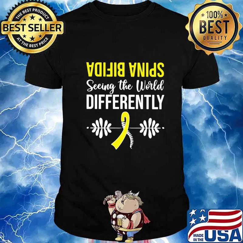 Spina bifida seeing the world differently shirt