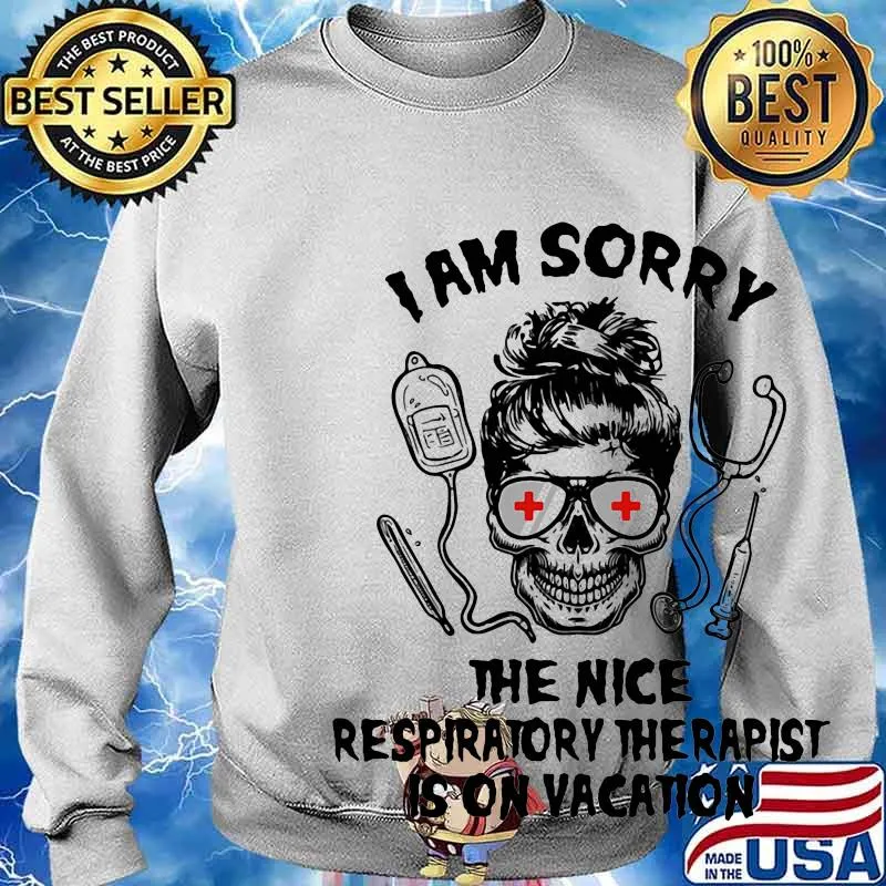 Stethoscope skull I am sorry the nice respiratory therapist is on vacation s Sweater