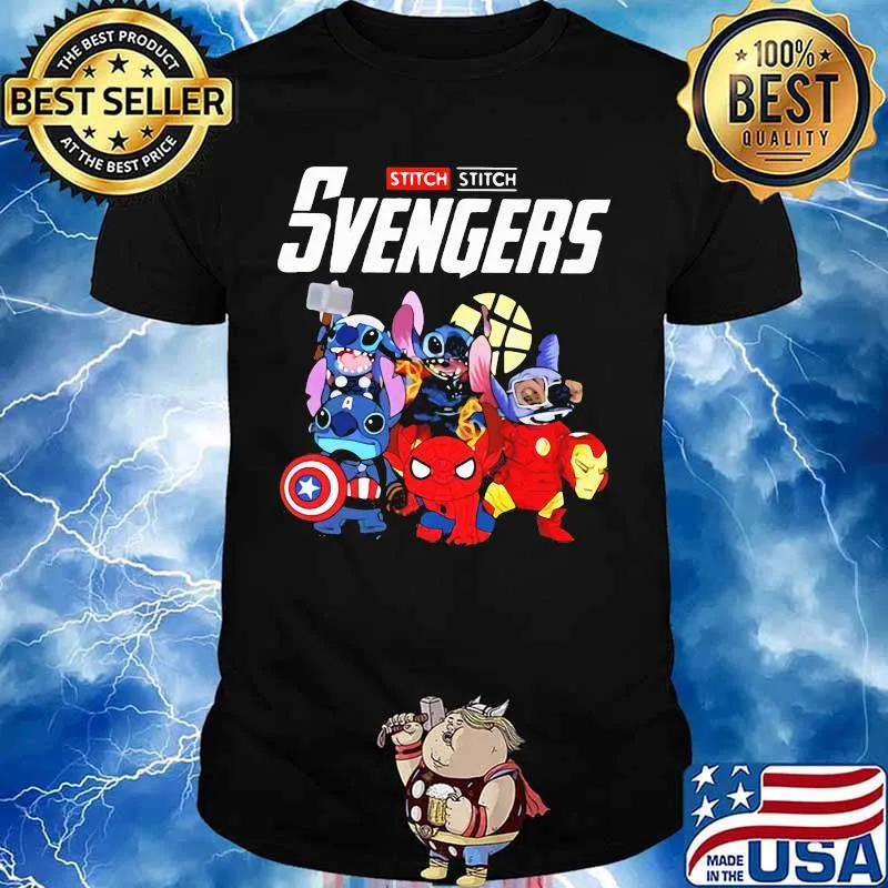 Stitch svengers marvel heroes shirt