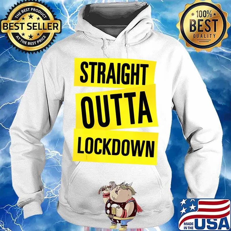 Straight Outta Lockdown Quarantine Adult & Kids Tshirt Gift T-Shirt Hoodie