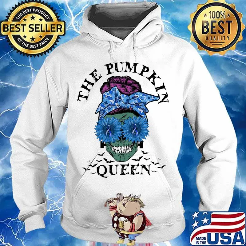 Sugar skull girl the pumpkin queen halloween s Hoodie