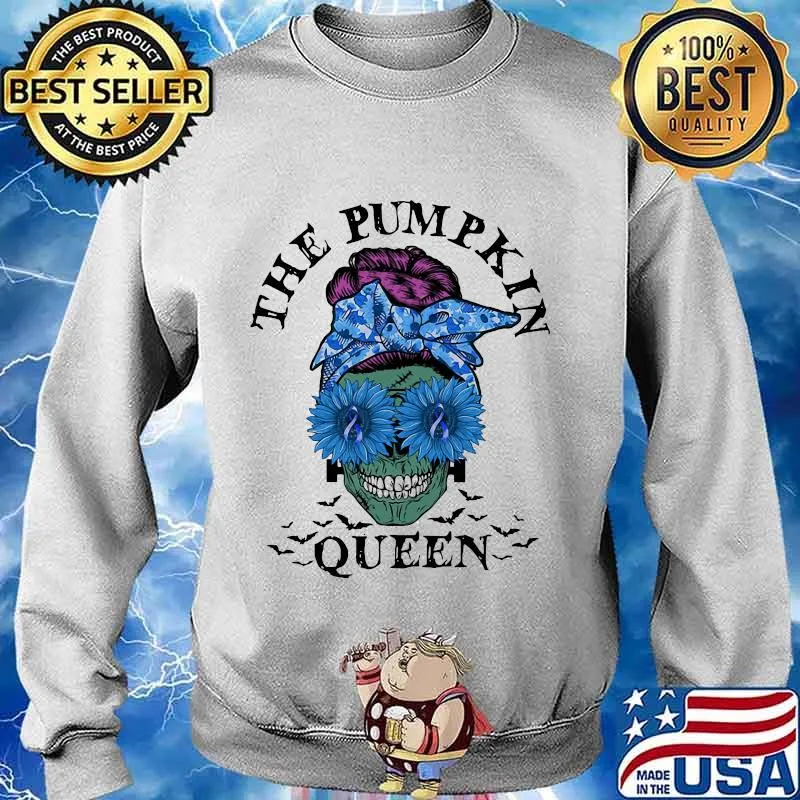 Sugar skull girl the pumpkin queen halloween s Sweater
