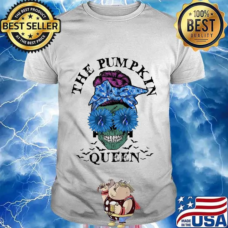 Sugar skull girl the pumpkin queen halloween shirt