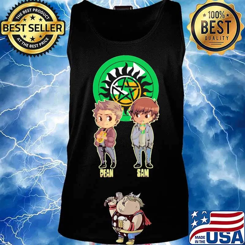 Supernatural dean sam chibi s Tank top