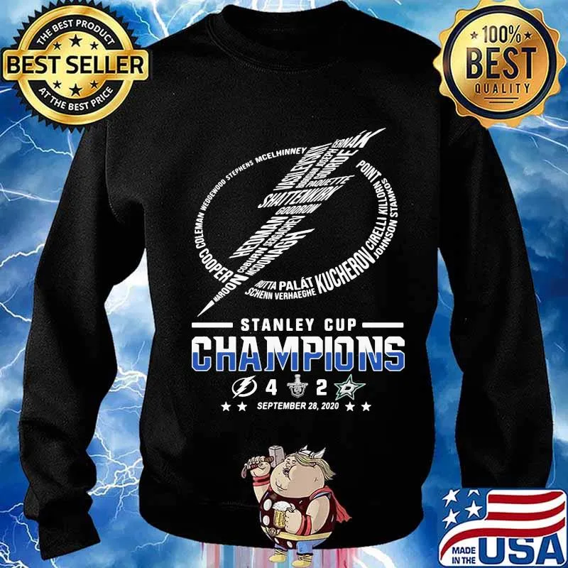 Tampa bay lightning logo stanley cup champions 2020 s Sweater