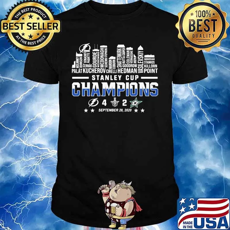 Tampa bay lightning stanley cup champions 2020 stars shirt