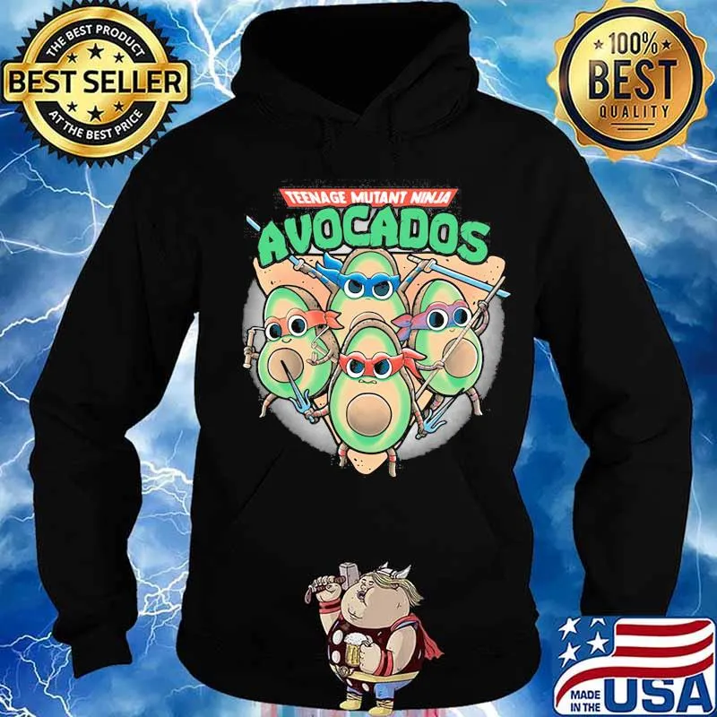 Teenage mutant ninja avocados s Hoodie
