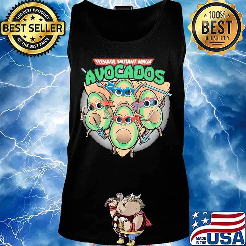 Teenage mutant ninja avocados s Tank top