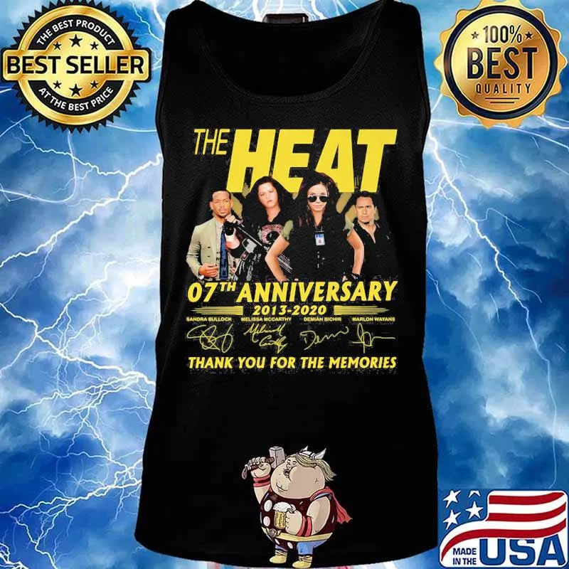 The heat 07th anniversary 2013 2020 thank for the memories signatures s Tank top
