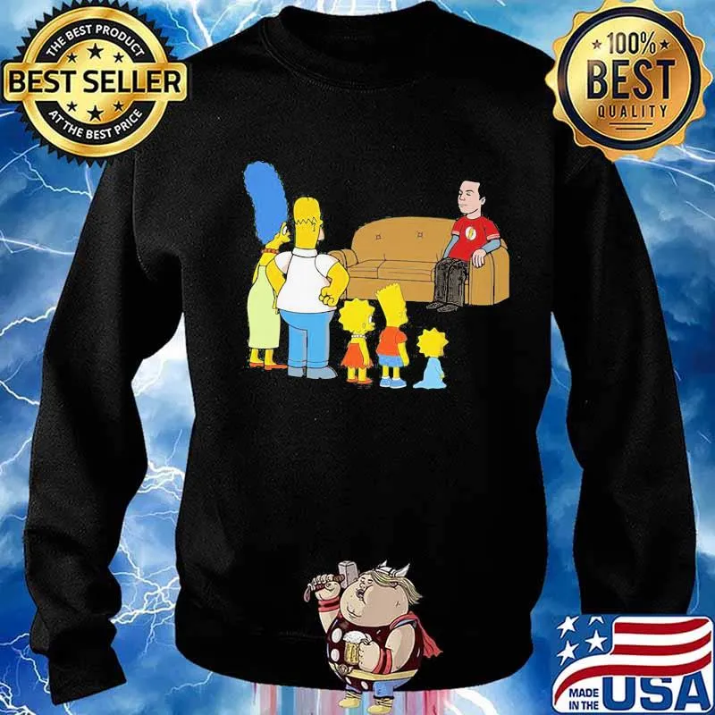 The simpsons family characters cartoon s Sweater