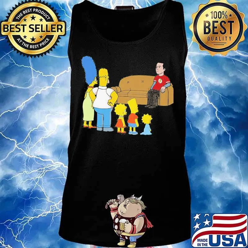 The simpsons family characters cartoon s Tank top