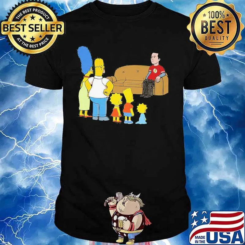 The simpsons family characters cartoon shirt