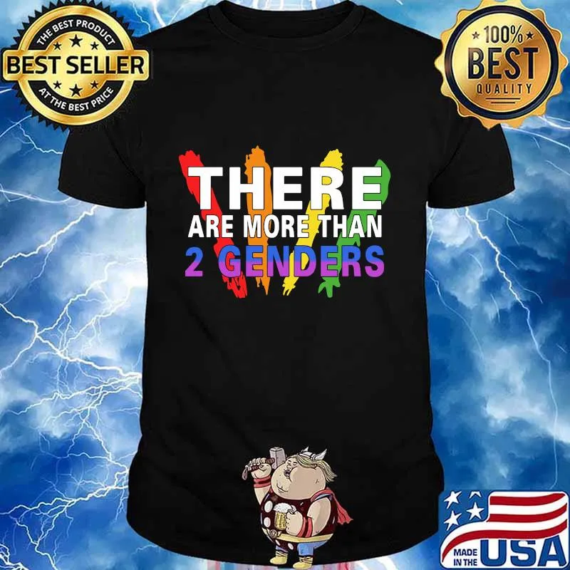 There are more than 2 genders color shirt