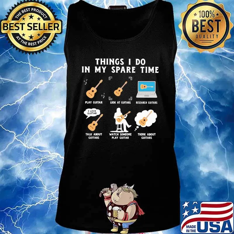 Things i do in my spare time play guitar s Tank top