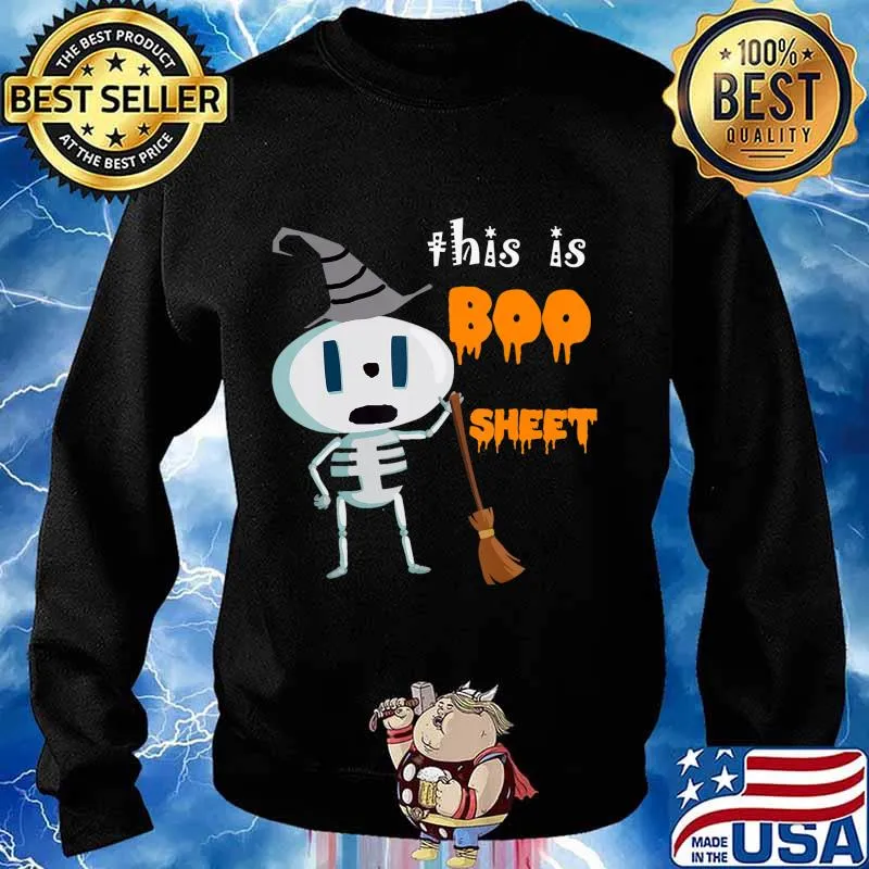 this is boo sheet , Halloween for men,women, girls and boys T-Shirt Sweater