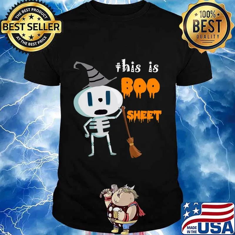 this is boo sheet , Halloween for men,women, girls and boys T-Shirt