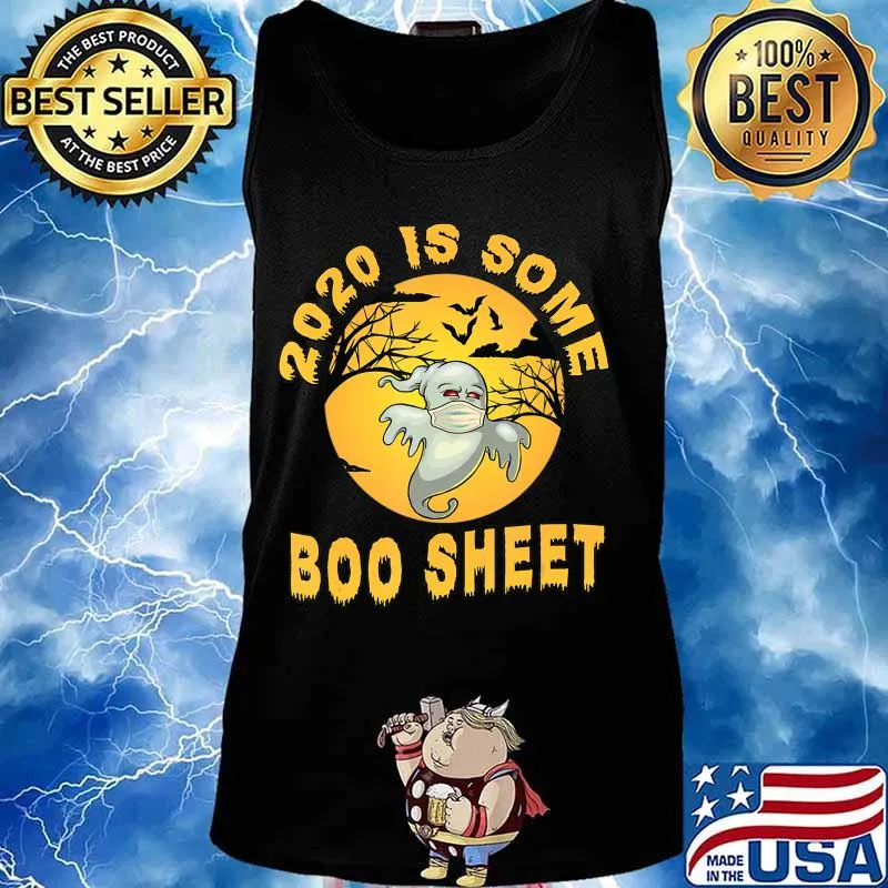 This Is Boo Sheet Shirt 2020 Halloween Funny Ghost Costume T-Shirt Tank top