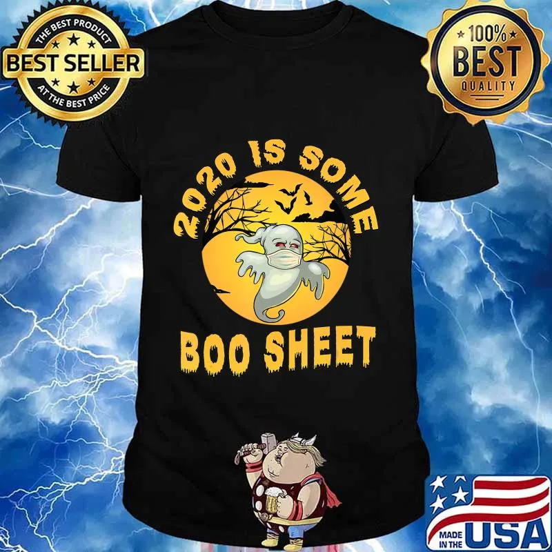This Is Boo Sheet Shirt 2020 Halloween Funny Ghost Costume T-Shirt