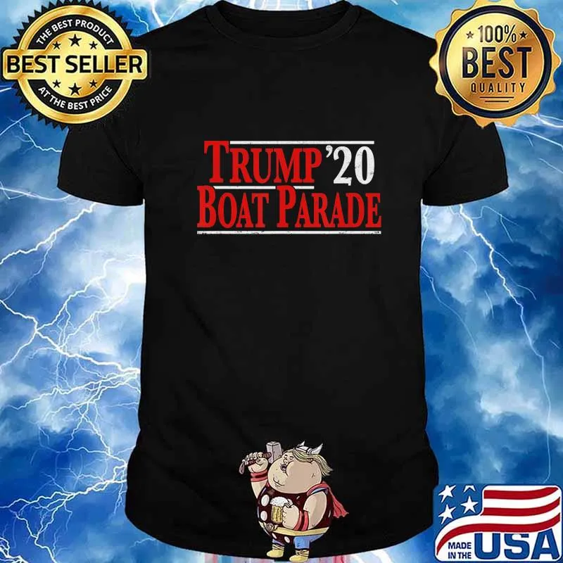 TRUMP 2020 Boaters For Trump Parade Florida Yacht Boat Flag T-Shirt