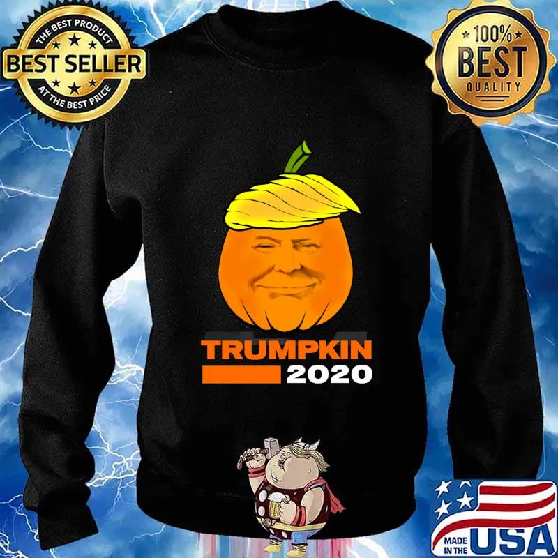 Trump 2020 Trumpkin Halloween Election Pumpkin Shirt Sweater