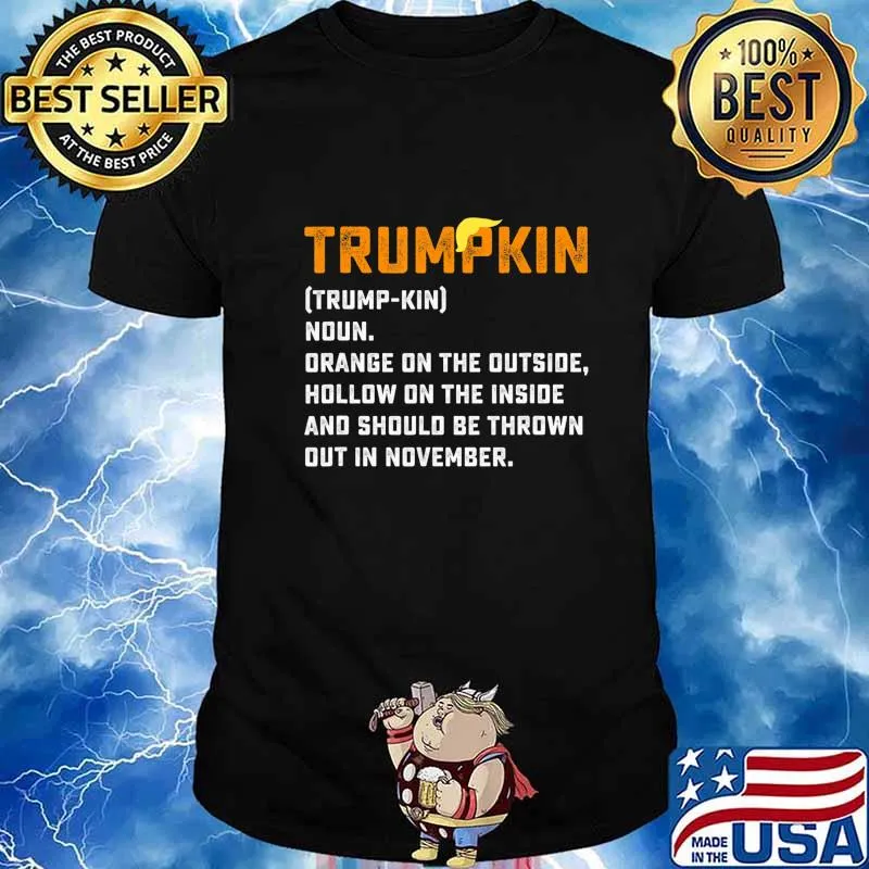 Trumpkin Definition Funny Anti Trump Pumpkin T-Shirt