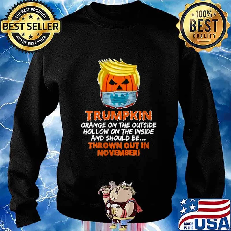 Trumpkin Orange On The Outside Funny Trump Wear Mask 2020 s Sweater
