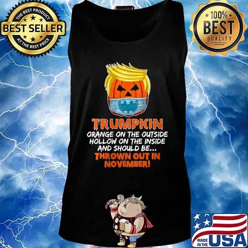 Trumpkin Orange On The Outside Funny Trump Wear Mask 2020 s Tank top