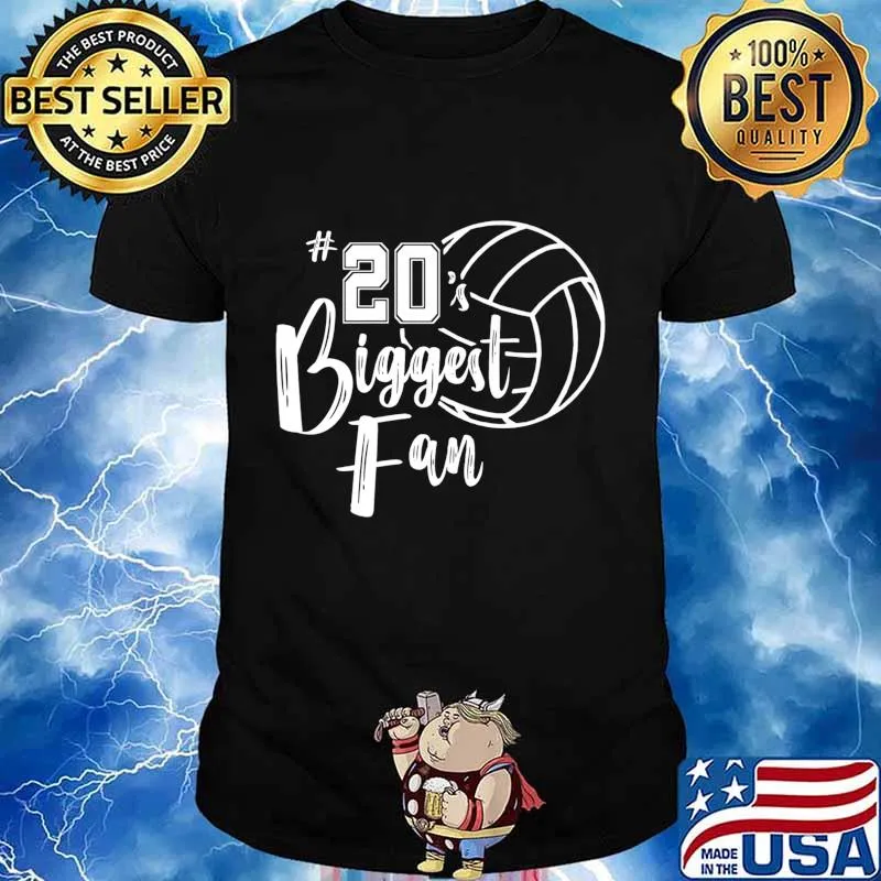Twenty 20 Biggest Fan Shirt Volleyball Mom Volleyball Dad Premium T-Shirt