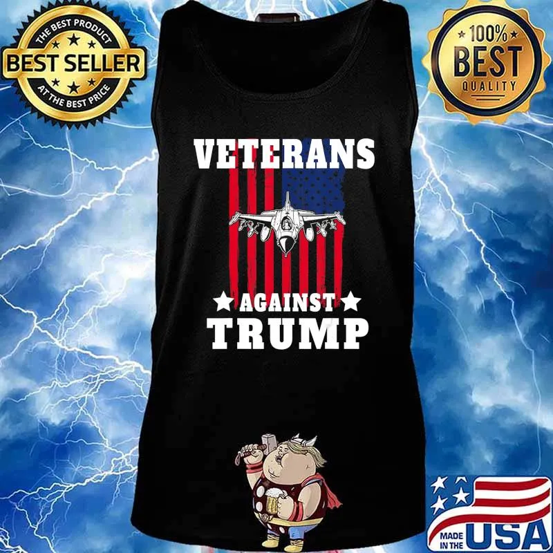 Veterans Against Trump Anti Trump Military Gifts T-Shirt Tank top