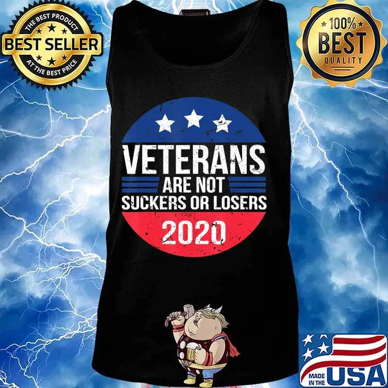 Veterans Are Not Suckers Or Losers Veterans for Biden 2020 T-Shirt Tank top