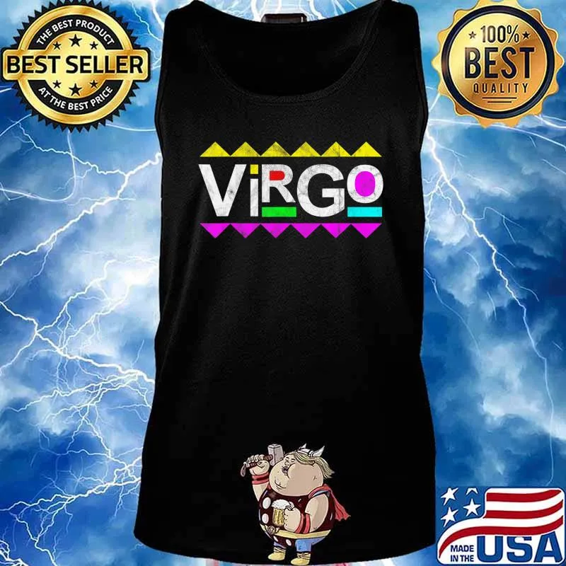 Virgo 90s Horoscope Zodiac Sign Astrology Gift T-Shirt Tank top