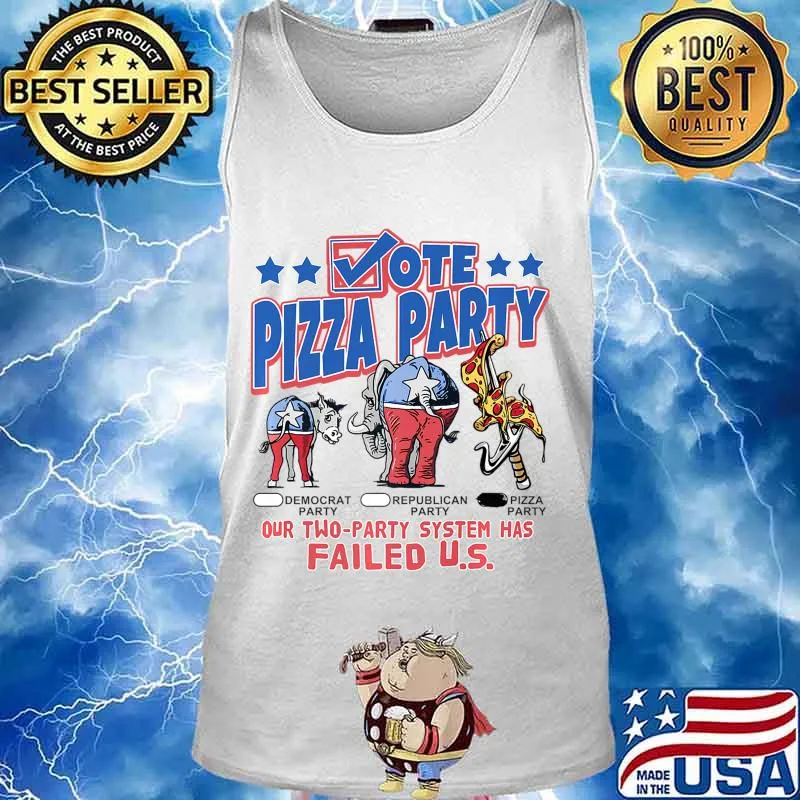 Vote Pizza Party Election 2020 Premium T-Shirt Tank top