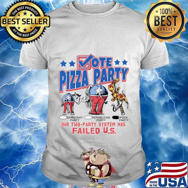 Vote Pizza Party Election 2020 Premium T-Shirt