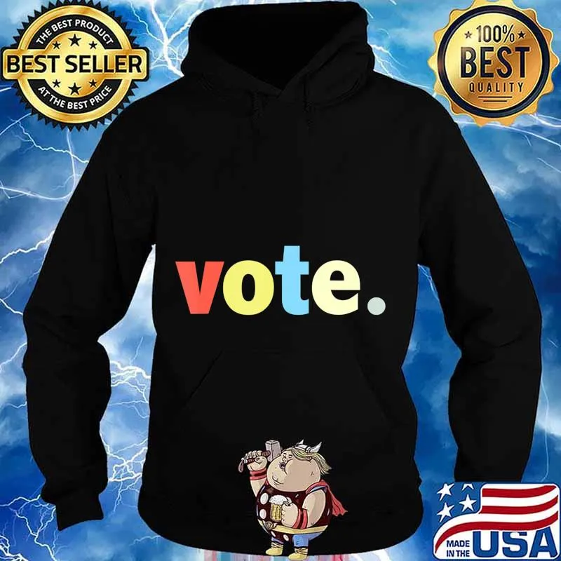 Vote. Retro Style Vote Election Tee T-Shirt Hoodie