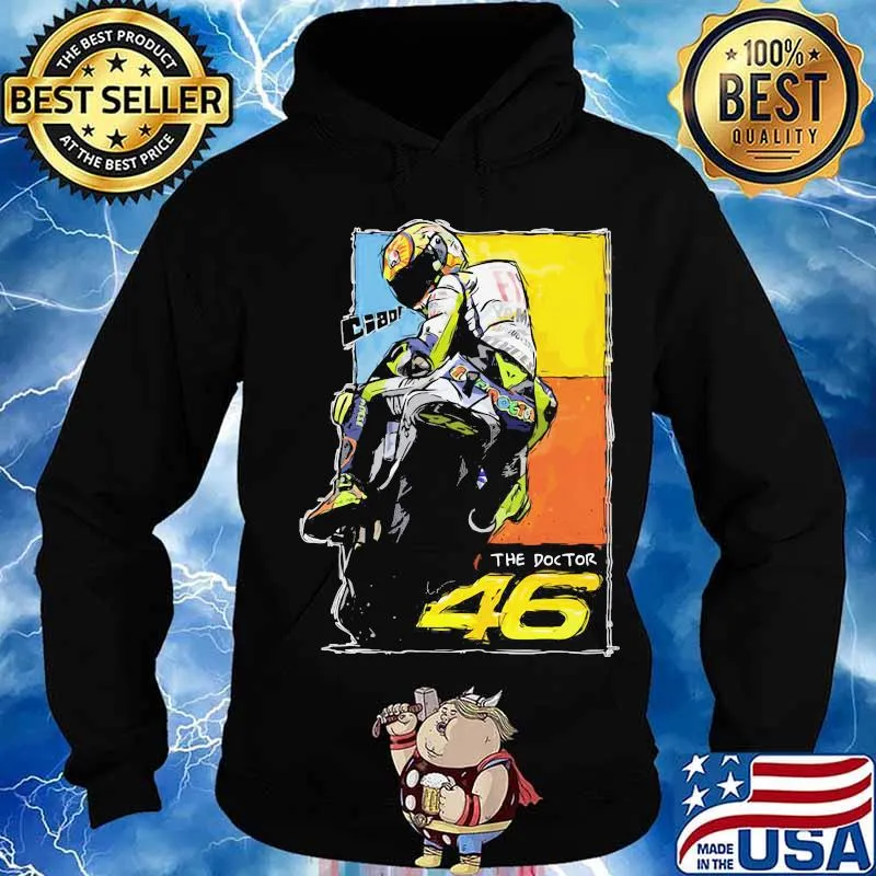 Vr46 valentino rossi the doctor signature vintage s Hoodie