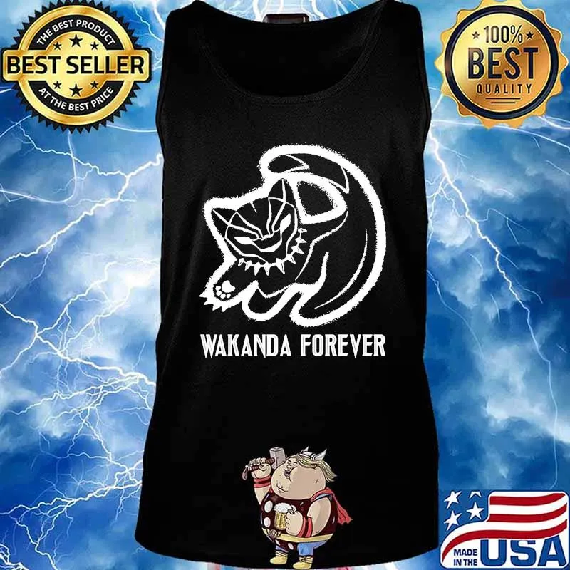 Wakanda Forever Black Panther Black Cat Shirt Tank top