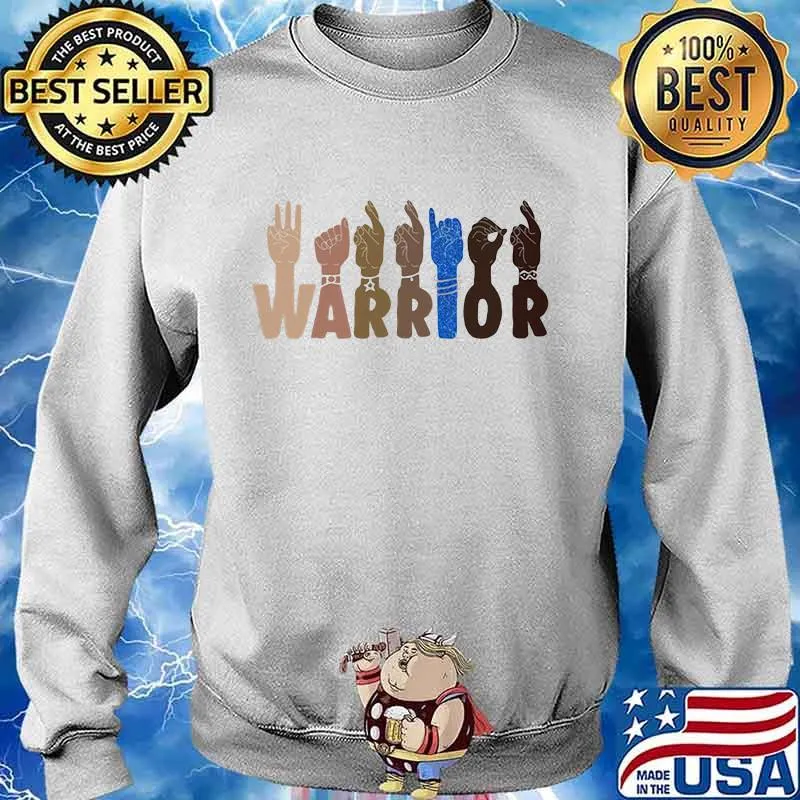 Warrior black lives matter sign language s Sweater