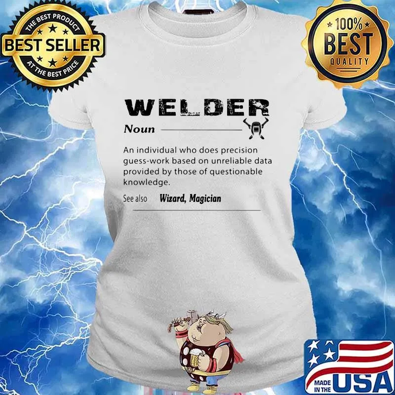 Welder noun see also wizard magician s Ladies tee