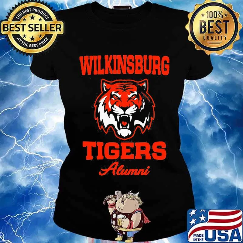 Wilkinsburg tigers alumni logo s Ladies tee