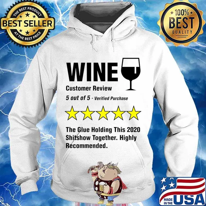 Wine 5 Stars 2020 Shitshow Drunk Funny Alcohol Drinking Premium T-Shirt Hoodie