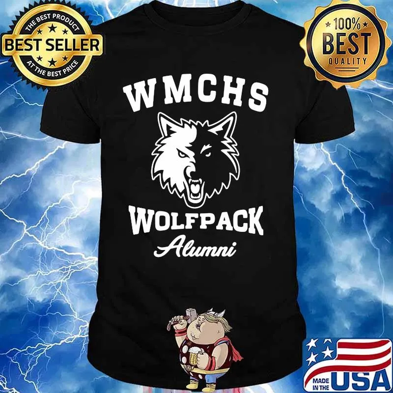 Wmchs wolfpack alumni logo shirt