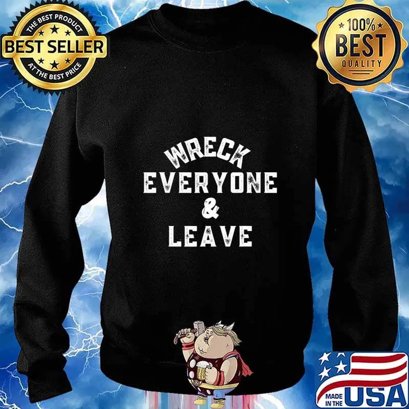 Wreck Everyone and Leave Roman Summer Wrestling Match T-Shirt Sweater